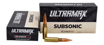 Ultramax 8.6 Blackout 300gr HPBT Rifle Ammo - Box or Case