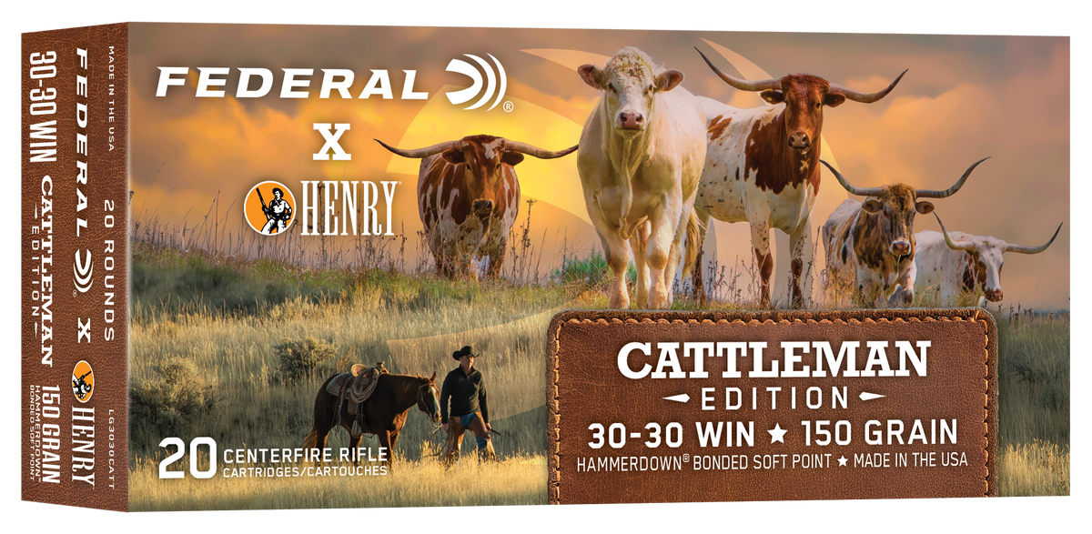 Federal HammerDown .30-30 Winchester 150gr Bonded Soft Point 20-Rd Rifle Ammo - Box or Case