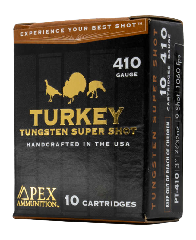 Apex Ammunition PT410-9 410 Bore 3" 27/32 oz #9 Shot - Box or Case