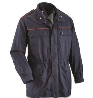Italian Blue Carabinieri Cold Weather Motorcycle Jacket - 3XL, 4XL
