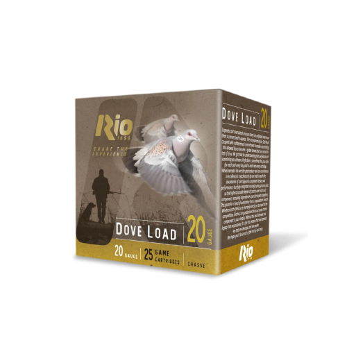 Rio Ammunition Dove Load 20 Gauge 2-3/4" 7/8 oz #8 Shot - Box or Case