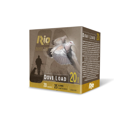 Rio Ammunition Dove Load 20 Gauge 2.75" 7/8 oz 7.5 Shot - Box or Case
