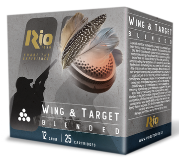 Rio Ammunition Wing & Target 12 Gauge 2.75" 1-1/8 oz #8 Shot - Box or Case