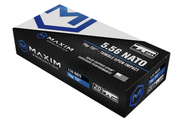 Maxim Defense 5.56 NATO 70gr TUI SBA Rifle Ammo - Box or Case