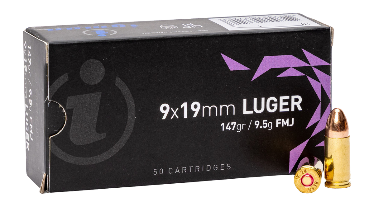 IGMAN 9mm Luger 147gr FMJ - Box or Case