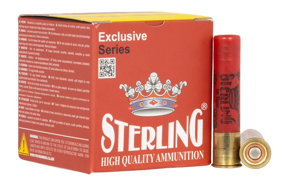 Global Ordnance Sterling Exclusive Series 410 Bore 2.5" #8 Shot 3/7 oz Shotshell - Box or Case