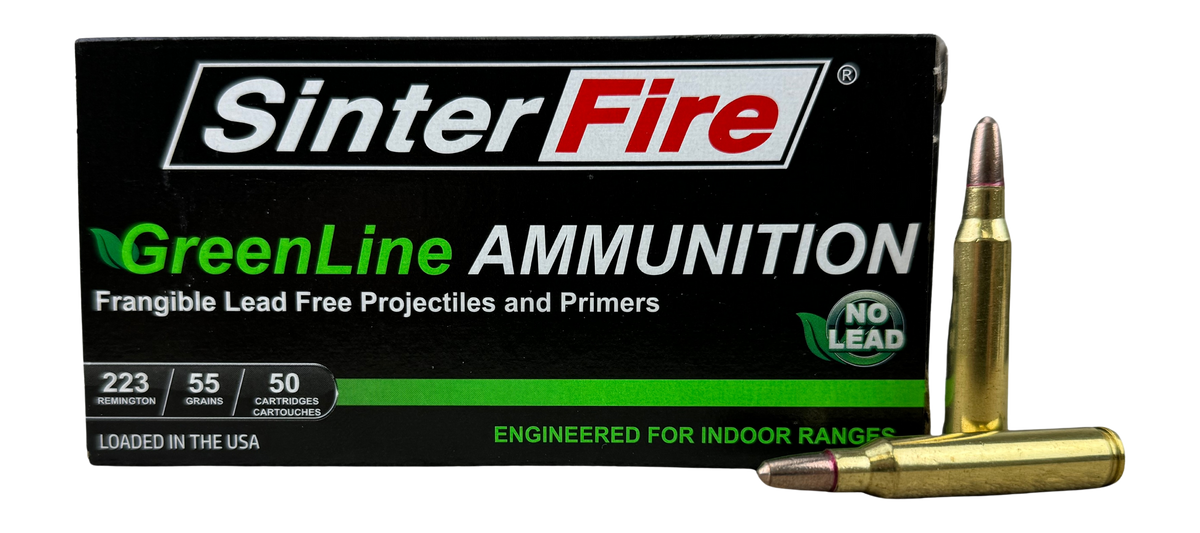SinterFire SF22355GL-C 223 Remington 55gr Lead Free Frangible - Box or Case