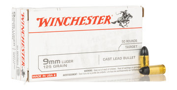 Winchester Ammo USA Target 9mm Luger 125gr Full Metal Jacket - Box or Case