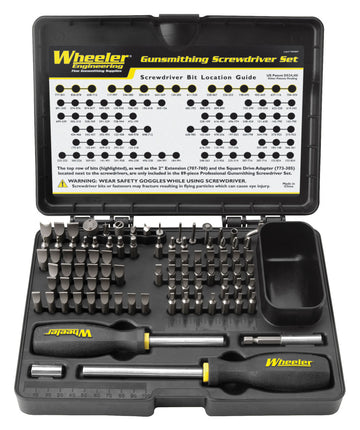Wheeler Professional Gunsmith Screwdriver Set