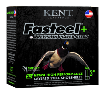 Kent Cartridge Fasteel 12 Gauge 3.5" 1-1/2 oz BB Shot - Box or Case