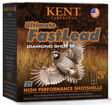 Kent Cartridge Ultimate Fast Lead 28 Gauge 2.75" 7/8 oz 6 Shot 25 Rd - Box or Case