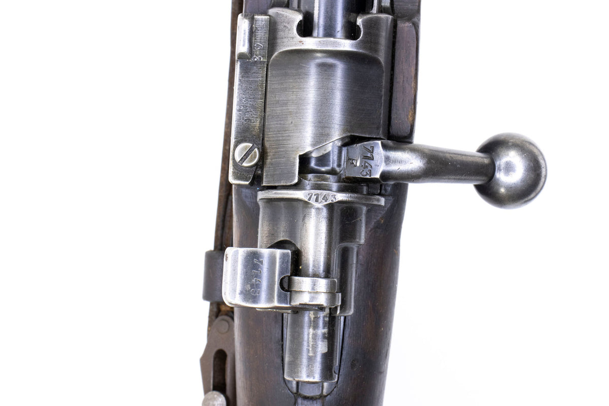 Kar98k M937B 8mm WWII (Portuguese Contract) Mauser - Matching Bayonet and Serial Number F7143PB