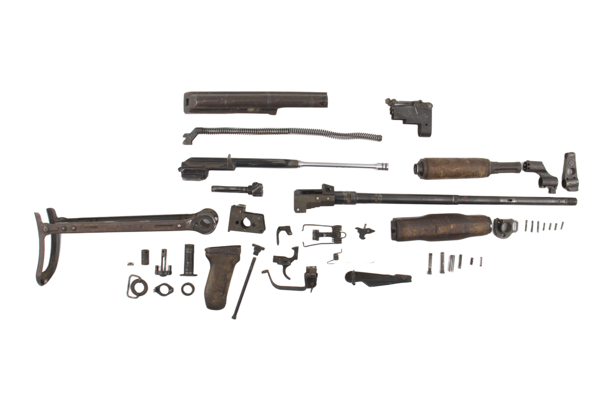 Polish AKM-47 Underfolding Stock Parts Kit 7.62x39 - S/N WT17786