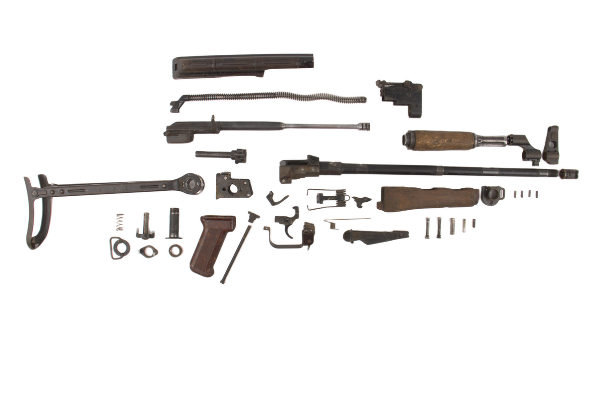 Polish AKM-47 Underfolding Stock Parts Kit 7.62x39 - S/N WT17875