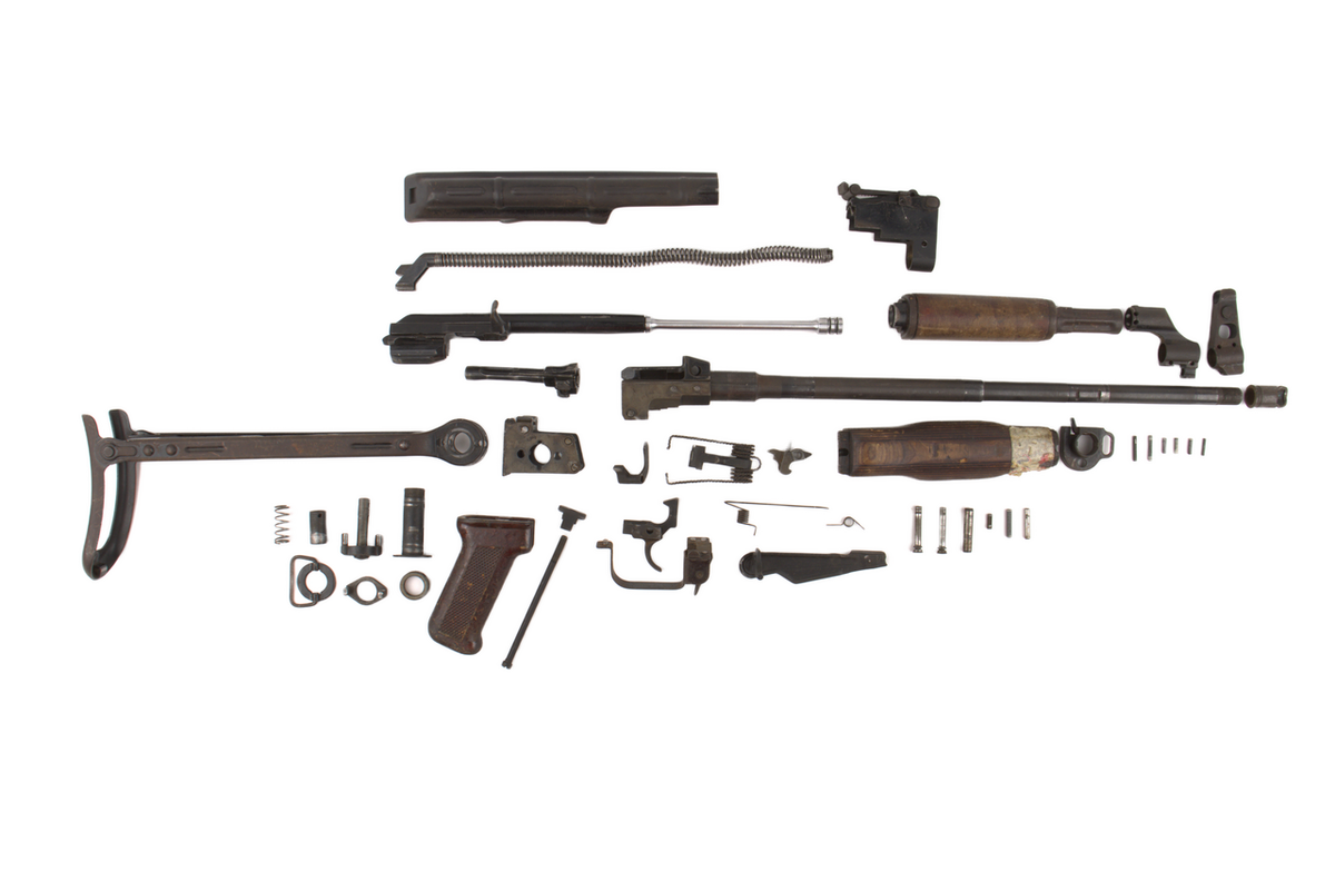 Polish AKM-47 Underfolding Stock Parts Kit 7.62x39 - S/N SG34637