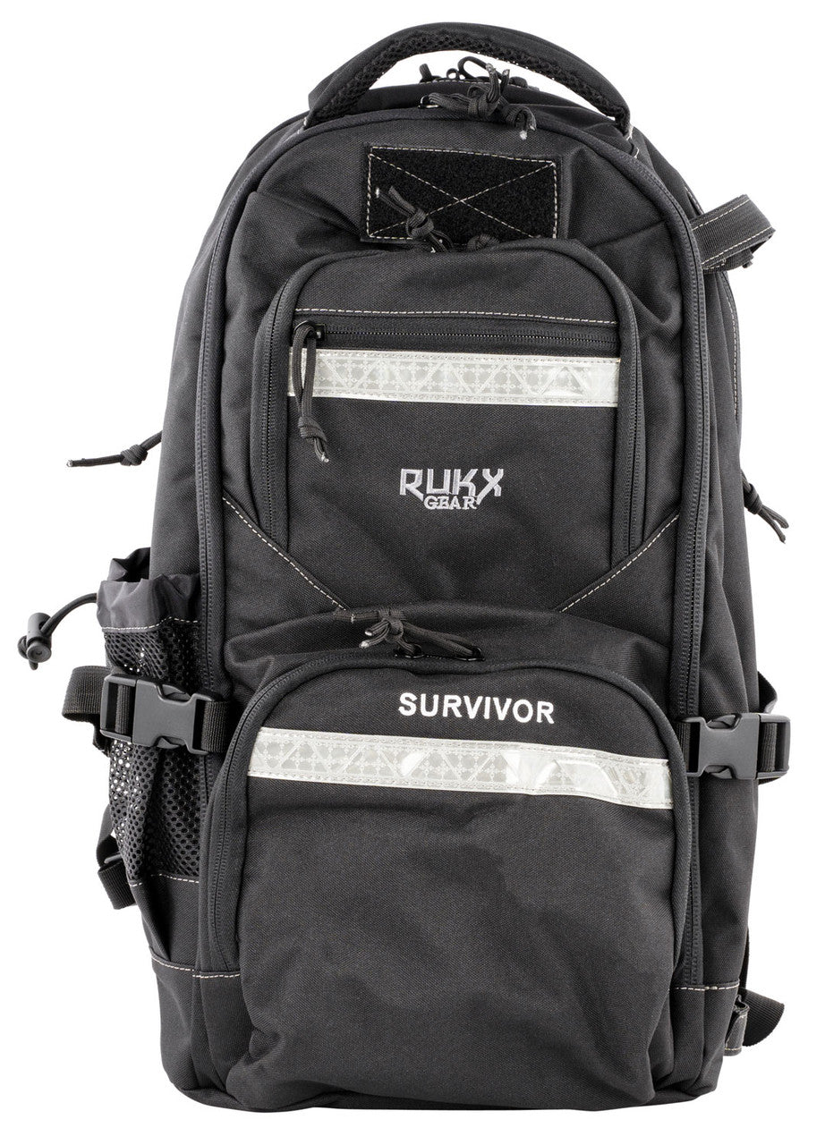 Survivor Backpack Black Rukx Gear