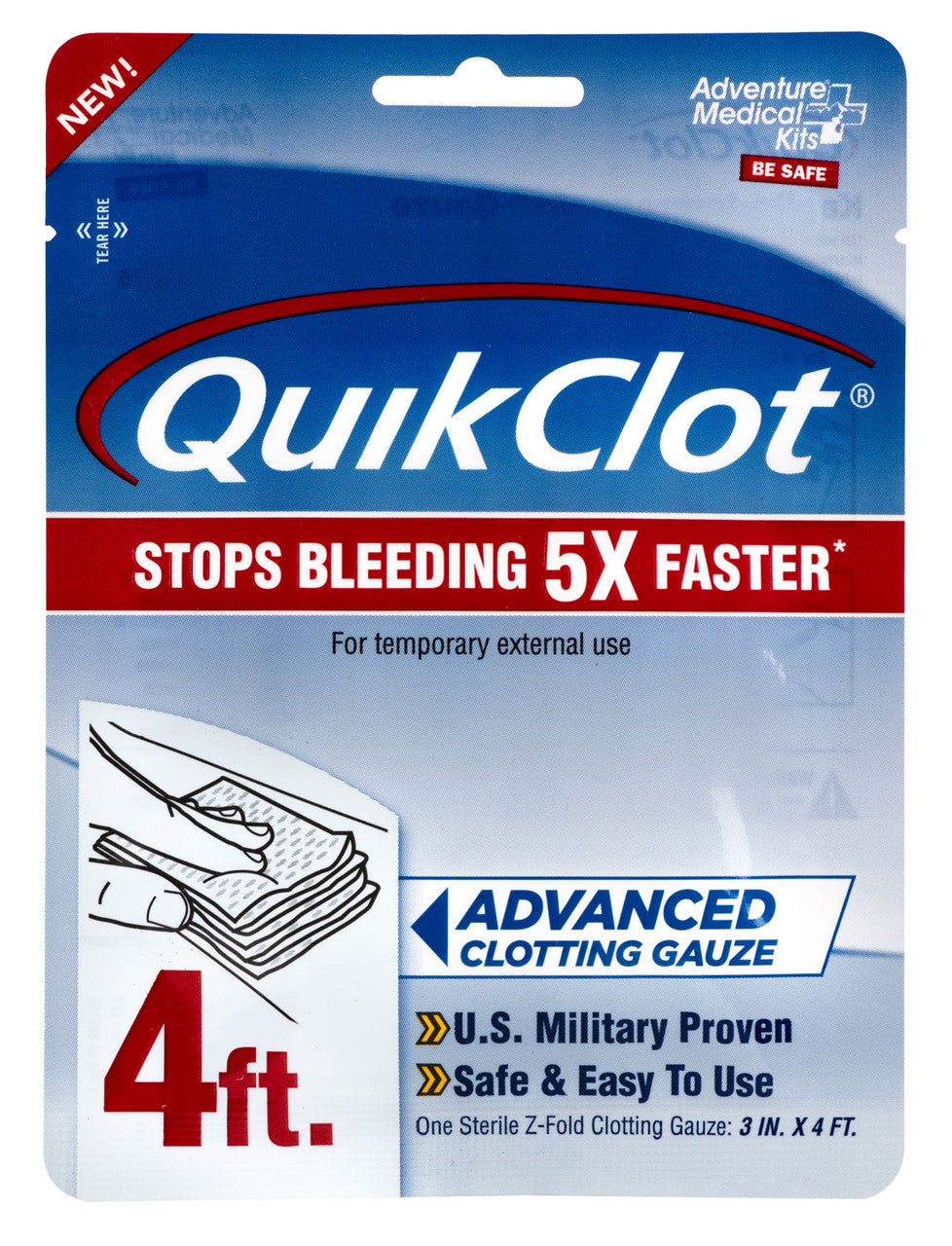 QuikClot Clotting Gauze