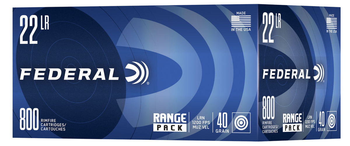 Federal Champion Training Range Pack 22LR 40gr Lead Round Nose 800 Per Box