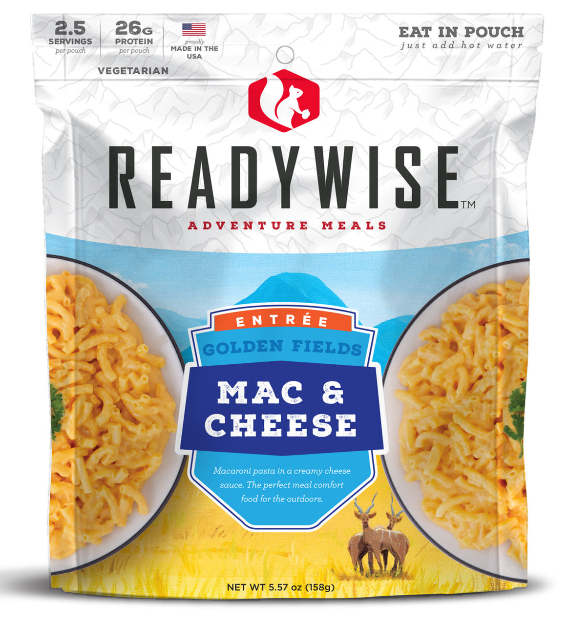 ReadyWise Golden Fields Mac and Cheese - 6 Pouch Case