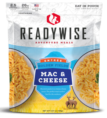 ReadyWise Golden Fields Mac and Cheese - 6 Pouch Case