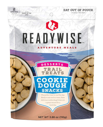 ReadyWise Trail Treats Cookie Dough Snacks (2 SERVING POUCH, 6 PACK)