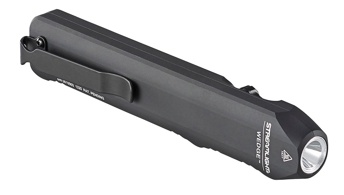 Streamlight Wedge Slim Everyday Carry Flashlight 1000/300 Lumens Aluminum USB-C Rechargeable Black