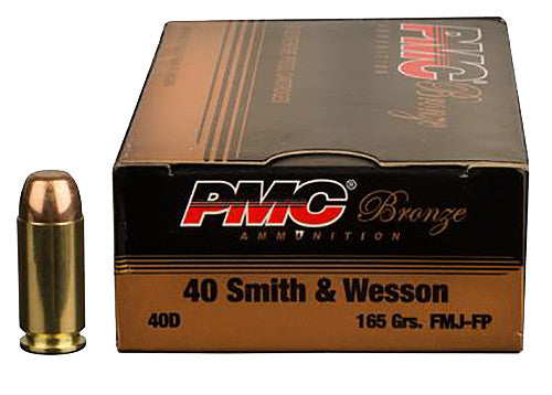 PMC 40DBP Bronze Battle Pack 40 S&W 165 gr FMJ - 300rd Box
