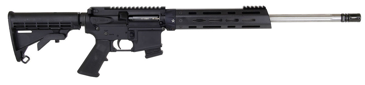 Discover the Alexander Arms Standard 17 HMR AR-Style Rifle with an 18” fluted barrel and 10-round capacity. Optics-ready with hard coat anodized receiver and EFX stock—perfect for precision shooting and small game hunting.