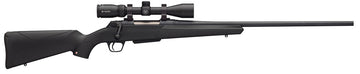 Winchester XPR .270 Win Bolt-Action Rifle with 24” barrel and Vortex Crossfire II scope. Features matte black synthetic stock, M.O.A. Trigger, and 3-round capacity—ideal for hunting and target shooting.