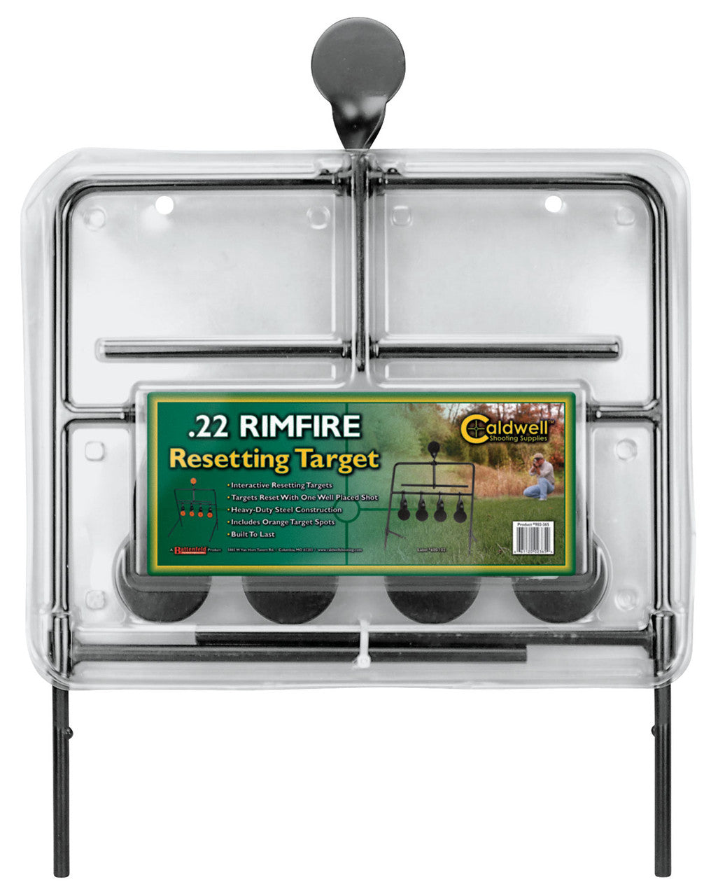 Caldwell Resetting Rimfire Resetting Steel Target