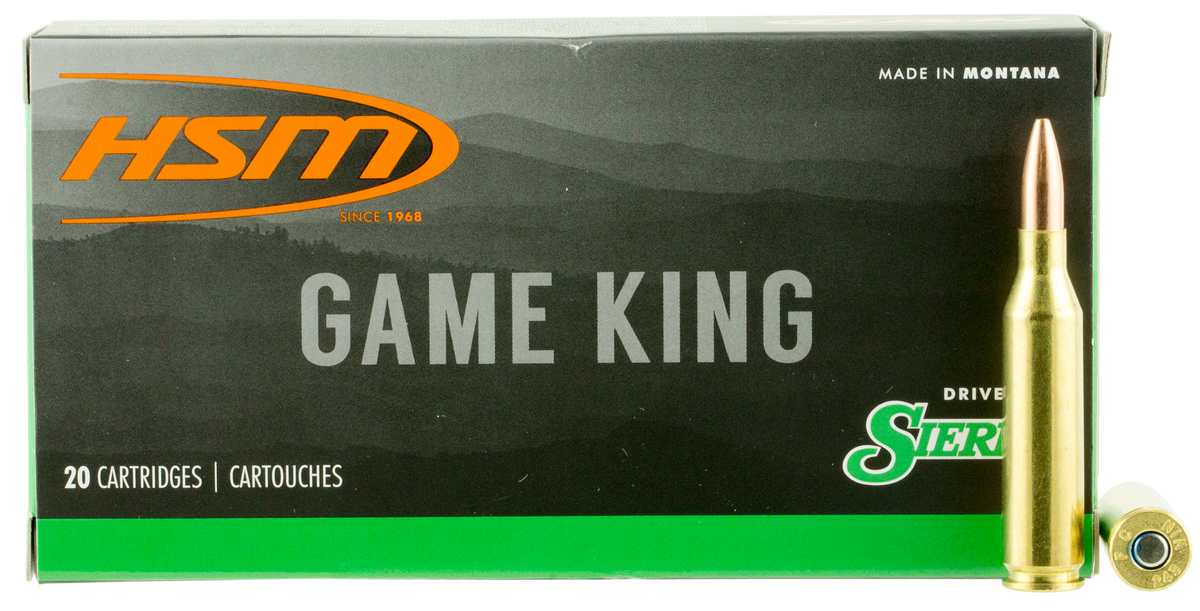 HSM Game King 243 Win 85gr Sierra GameKing Spitzer Boat Tail - Box or Case