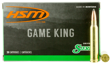 HSM Game King 300 Win Mag 180gr Sierra GameKing Spitzer Boat Tail 20 Rd - Box or Case