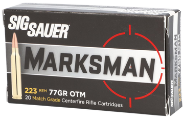 Sig Sauer Marksman 223 Rem 77gr Open Tip Match 20 Rd/Box - Box or Case