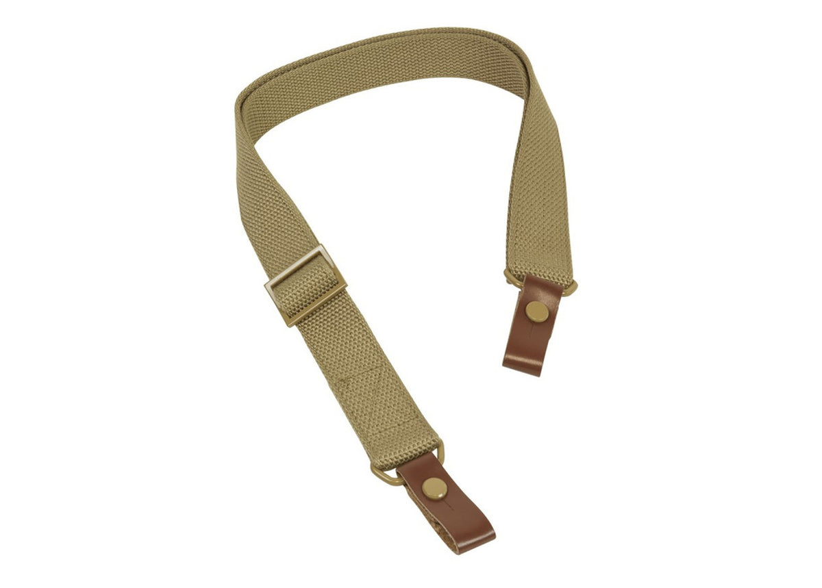 AK/SKS Rifle Sling with Leather Tabs