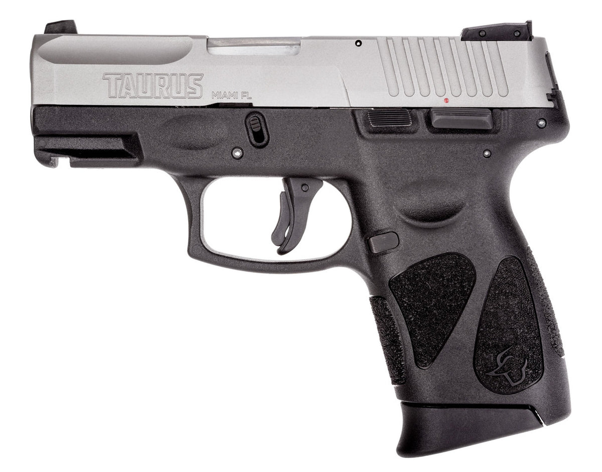 Taurus G2c Semi Auto Pistol 9mm Luger 3.2" Barrel 12 Rounds Matte Stainless Steel Slide with Black Polymer Frame