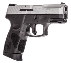 Taurus G2c Semi Auto Pistol 9mm Luger 3.2" Barrel 12 Rounds Matte Stainless Steel Slide with Black Polymer Frame
