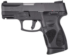 Taurus PT111 G2C 9mm Luger Semi Auto Pistol 3.2" Barrel 10 Rounds 3 Dot Sights Black Polymer Frame Black Finish
