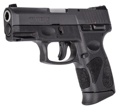 Taurus PT111 G2C 9mm Luger Semi Auto Pistol 3.2" Barrel 10 Rounds 3 Dot Sights Black Polymer Frame Black Finish