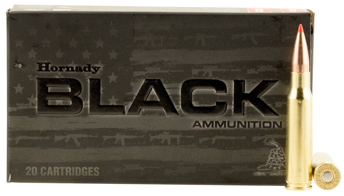 Hornady Black 308 Win 168gr A-Max 20 Rd - Box or Case