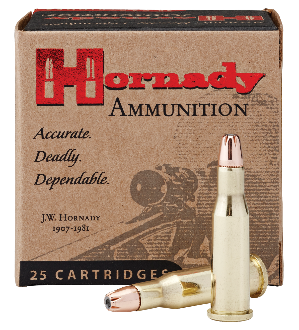 Hornady Custom 218 Bee 45gr Hollow Point 25 Rd - Box or Case