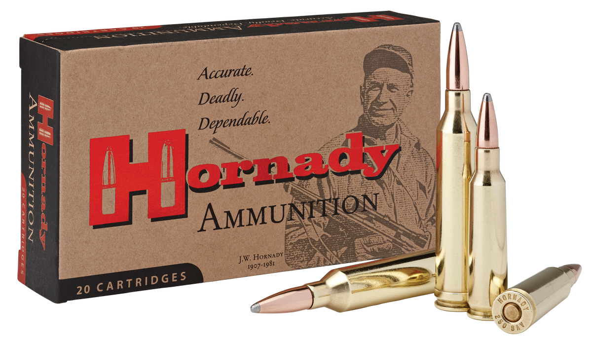 Hornady Custom 250 Savage 100gr InterLock Spire Point 20rd - Box or Case