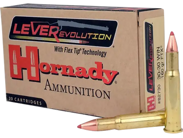 Hornady LEVERevolution 30-30 Win 160gr Flex Tip eXpanding 20rd Box/200rd Case - Box or Case