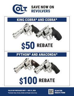 Colt King Cobra .357 Mag Revolver 2" Barrel with Hogue Grips