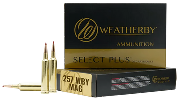 Weatherby Select Plus 257 Weatherby Mag 100gr Barnes Tipped TSX Lead Free 20rd - Box or Case