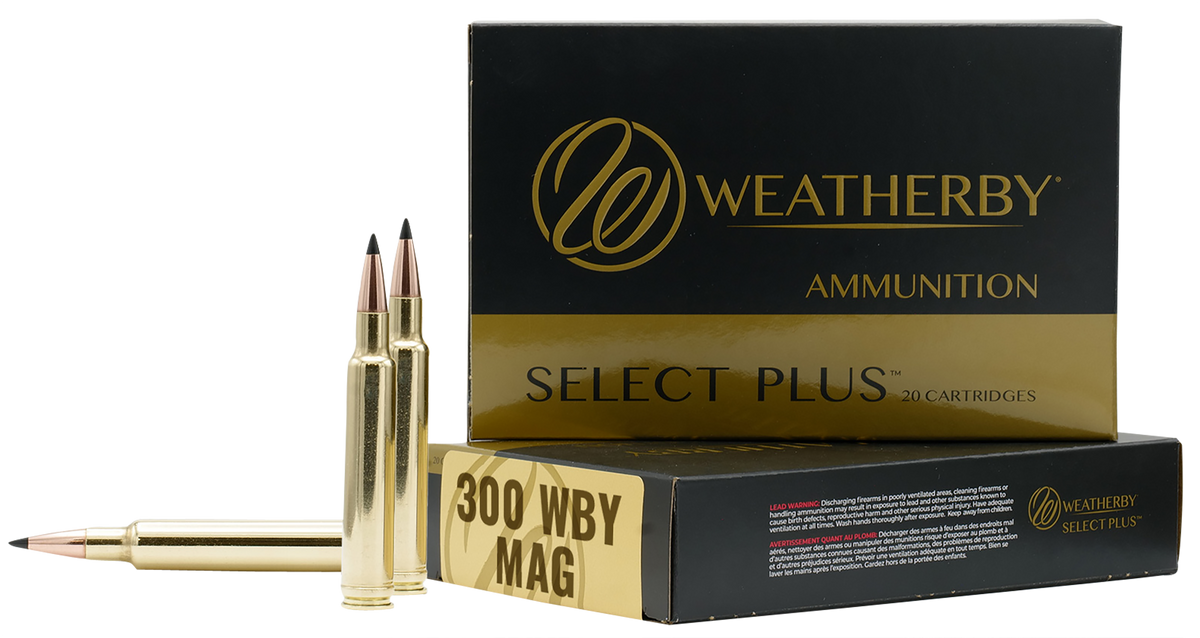 Weatherby Select Plus 300 WBY Mag 180gr Barnes Tipped TSX Lead Free 20rd - Box or Case