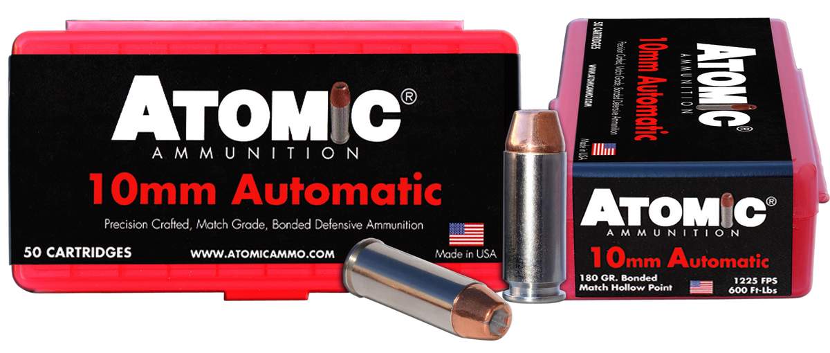 Atomic Precision Craft 10mm Auto 180gr Bonded Match Hollow Point - Box or Case