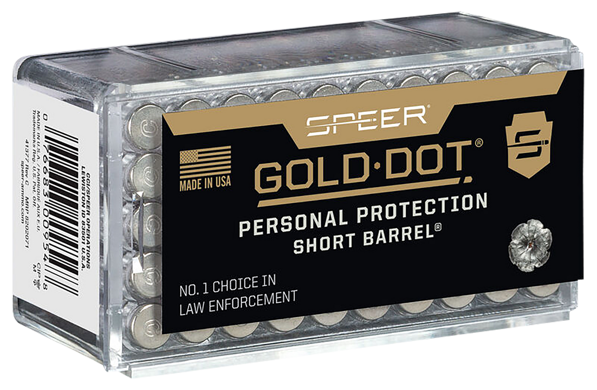 Speer Ammo 954 Gold Dot Short Barrel 22 WMR 40 gr Hollow Point - Box or Case
