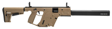 Shop the Kriss Vector CRB G2 9mm Semi-Auto Rifle with a 16” barrel and 40-round capacity. Features FDE aluminum receiver, KRISS Super V Recoil Mitigation, Glock-compatible magazine—ideal for tactical shooters seeking innovation and performance.