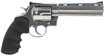 Colt Anaconda 44 Magnum Revolver Recessed Target and Vent Rib w/ Black Hogue Finger Grip - 6" Barrel