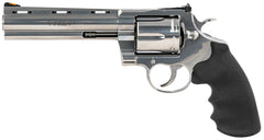 Colt Anaconda 44 Magnum Revolver Recessed Target and Vent Rib w/ Black Hogue Finger Grip - 6" Barrel